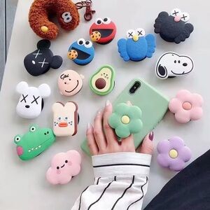 Cute Cartoon Phone Holder Set for Kids